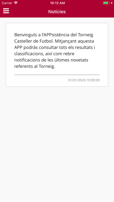 Torneig Casteller de Futbol Screenshot