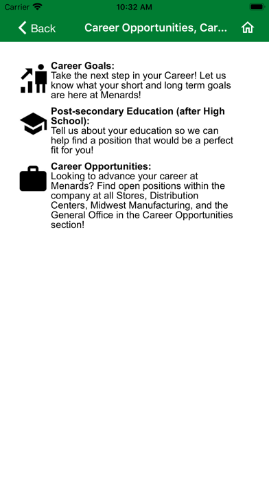 Menards® Careers Screenshot
