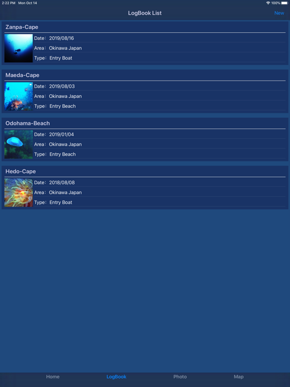 Diving Log - Scuba Logbook iPad screenshot 6 - Sports app