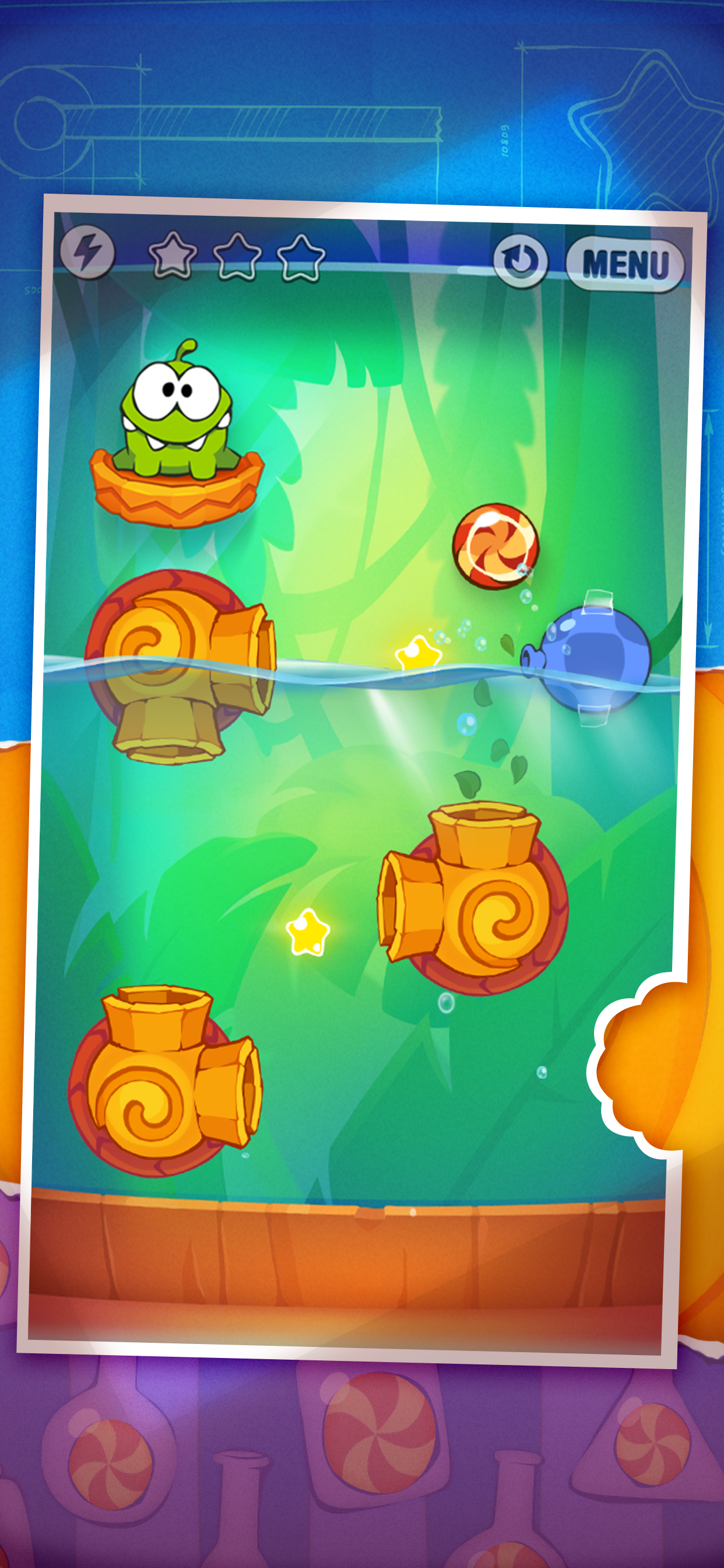 Cut the Rope: Experiments
