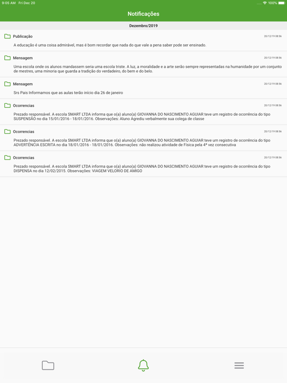Screenshot #6 pour Escolar Manager Smart