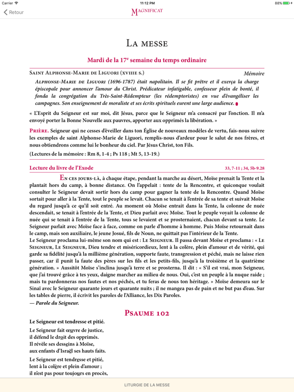 Screenshot #6 pour Magnificat (Edition française)