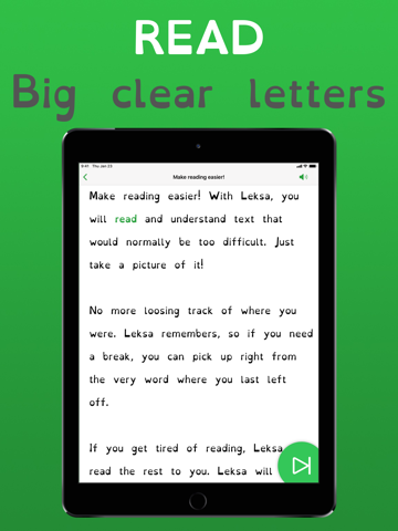 Leksa - Dyslexia Helper screenshot 2