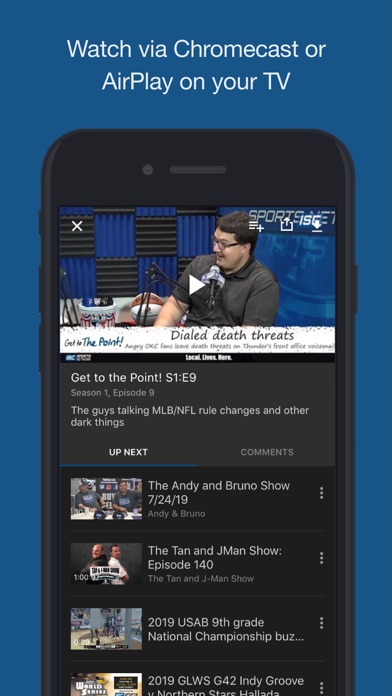 ISC Sports Network Screenshot
