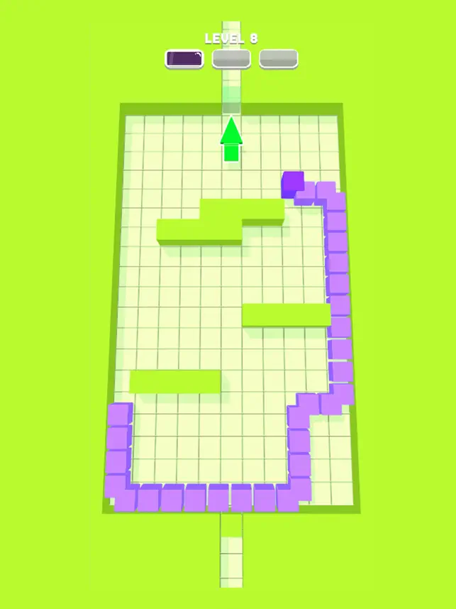 BlockSnake3D, game for IOS