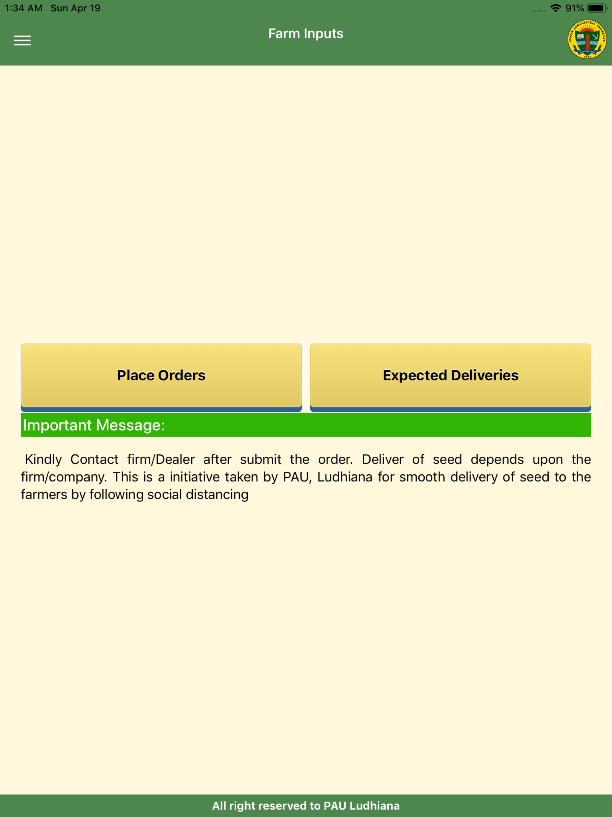 Farm Inputs