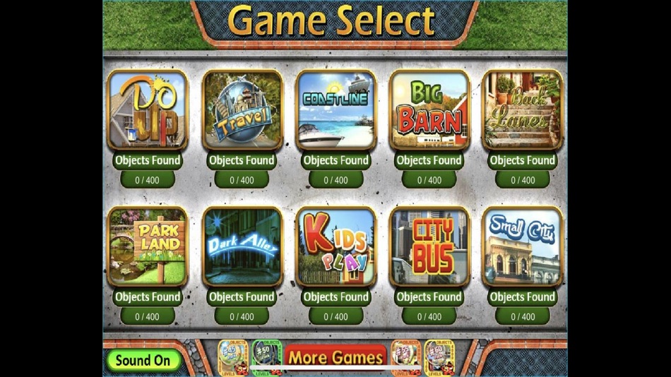 #5. Pack 2 - 10 in 1 Hidden Object (iOS) 由: Big Leap Studios