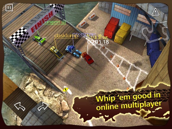 Reckless Racing HD iPad app afbeelding 2