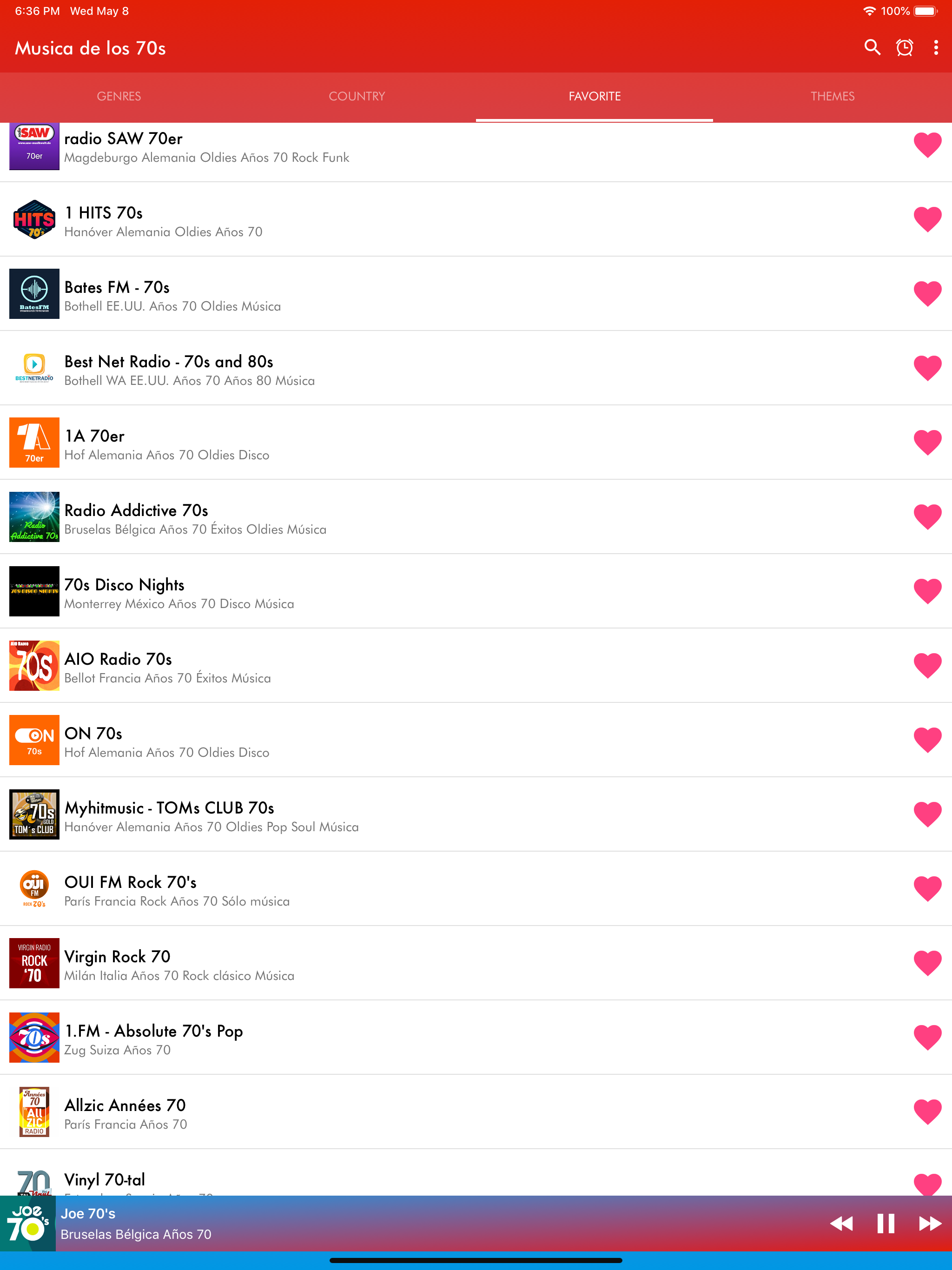 Musica de los 70s Radio screenshot 7