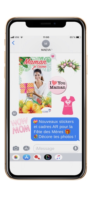Tahiti Stickers for iMessage(圖4)-速報App