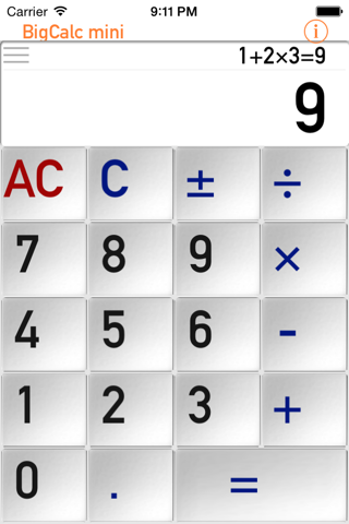 BigCalcMini screenshot 2