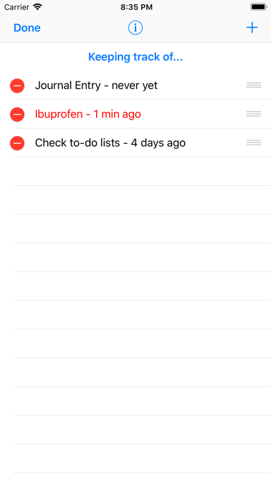 Screenshot #3 pour Keep Track!