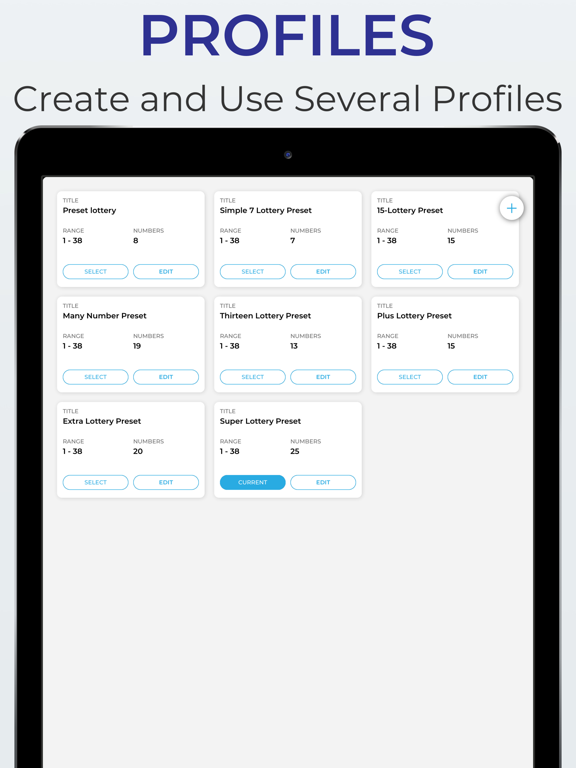 MyLottery iPad screenshot 4 - Utilities app