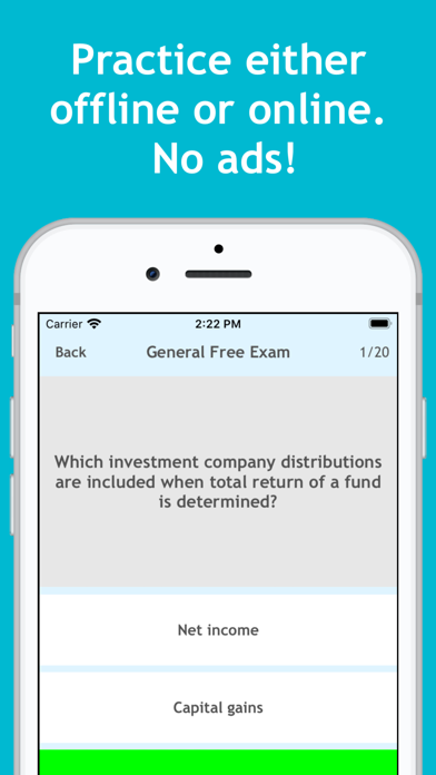 Series 6 Exam Center Screenshot