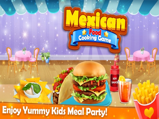Mexican Food Cooking Game iPad screenshot