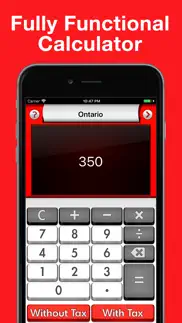 canada sales tax calculator + iphone screenshot 4