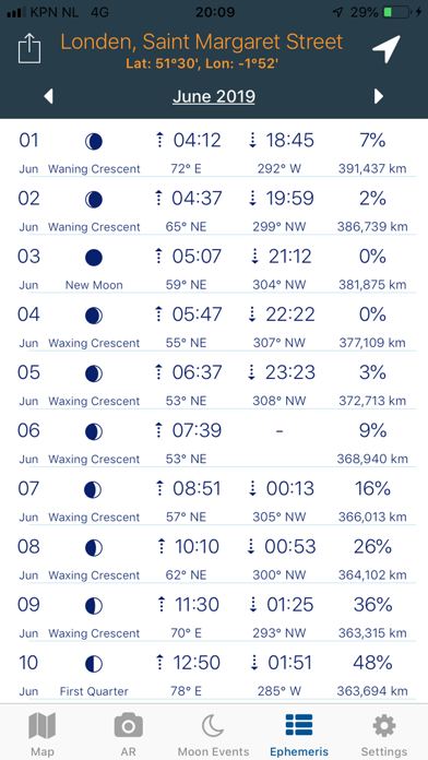 Moon Tracker screenshot 4