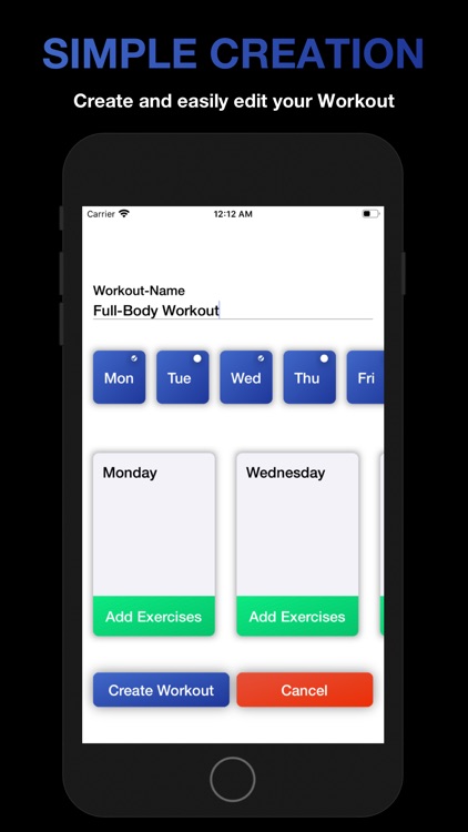 Fitness: Gym Workout Planner