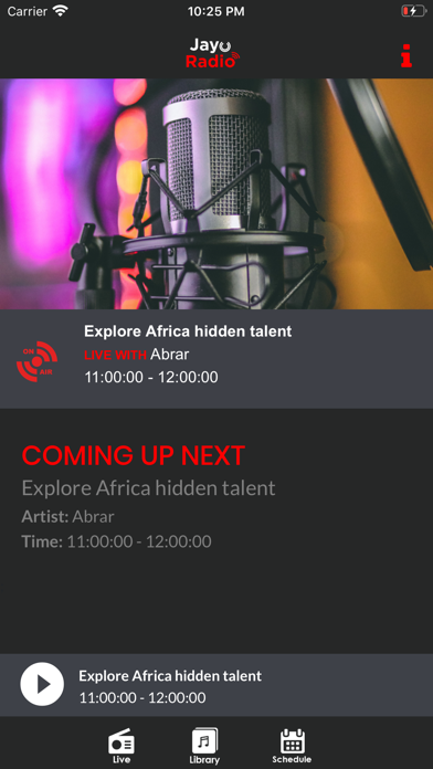 Jayo Radio iPhone screenshot 2 - Music app