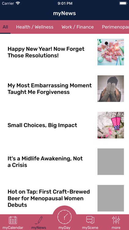 mySysters Symptoms Tracker