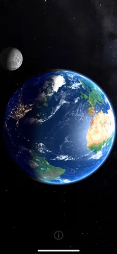 Imágen 6 3D Earth ° previsión tiempo iphone