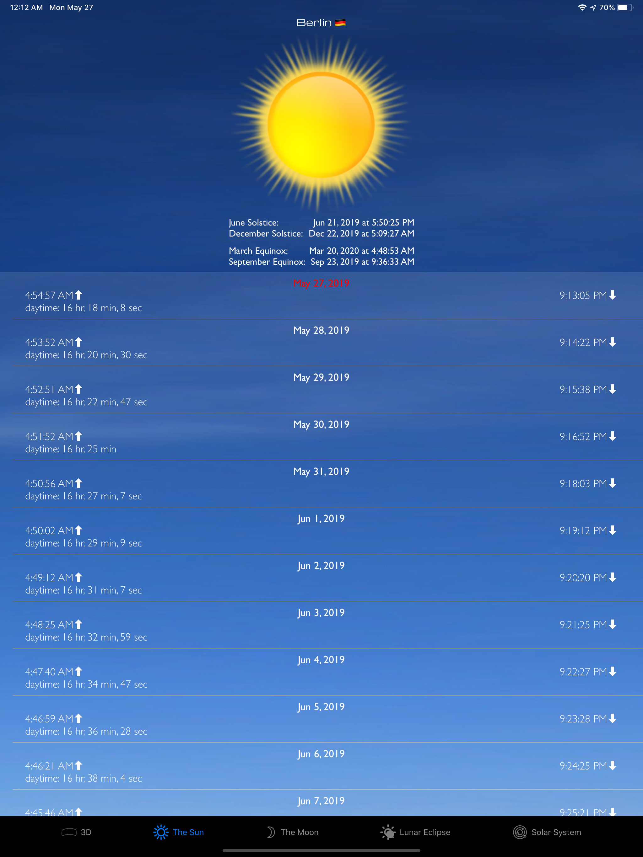 Sun & Moon 3D Planetarium Pro screenshot 16
