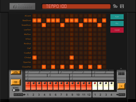 Screenshot #6 pour EGDR808 Drum Machine lite