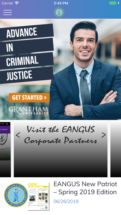 EANGUS Mobile Screenshot 1 - AppWisp.com EANGUS Mobile Screenshot 1 - AppWisp.com