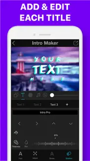 intro + 3d movie trailer maker iphone screenshot 3