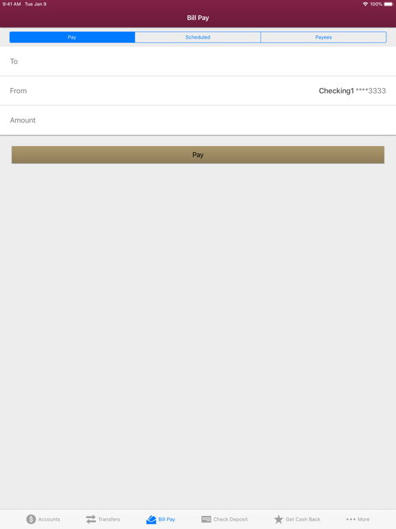 Ocean State Credit Union iPad screenshot 5 - Finance app