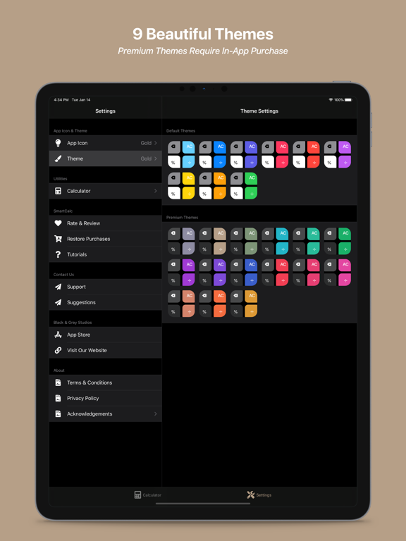 SmartCalc Calculator iPad screenshot 8 - Utilities app