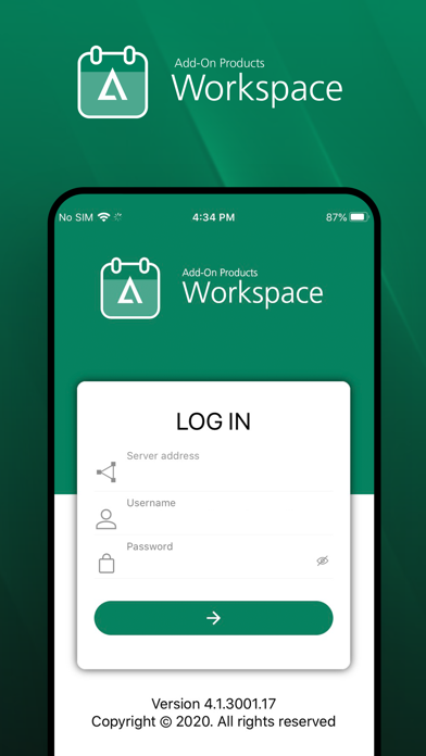 Workspace Booking Screenshot