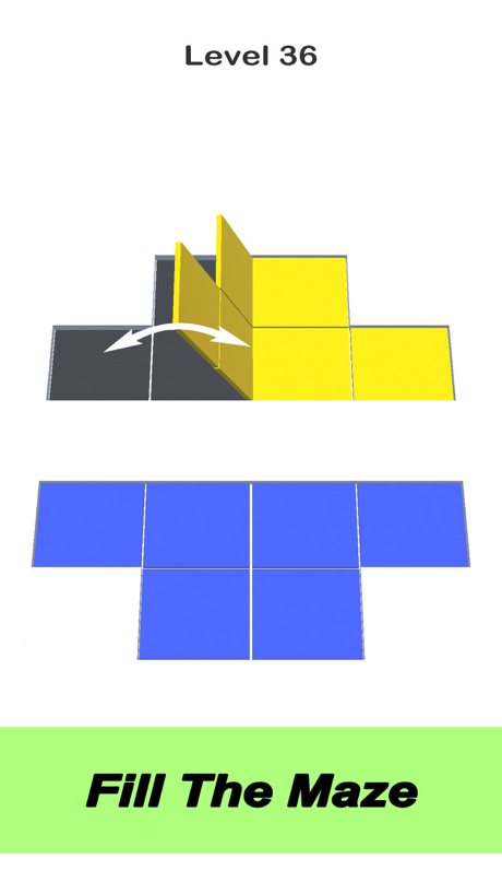 Maze Fold - Fill The Space App Store screenshot 2
