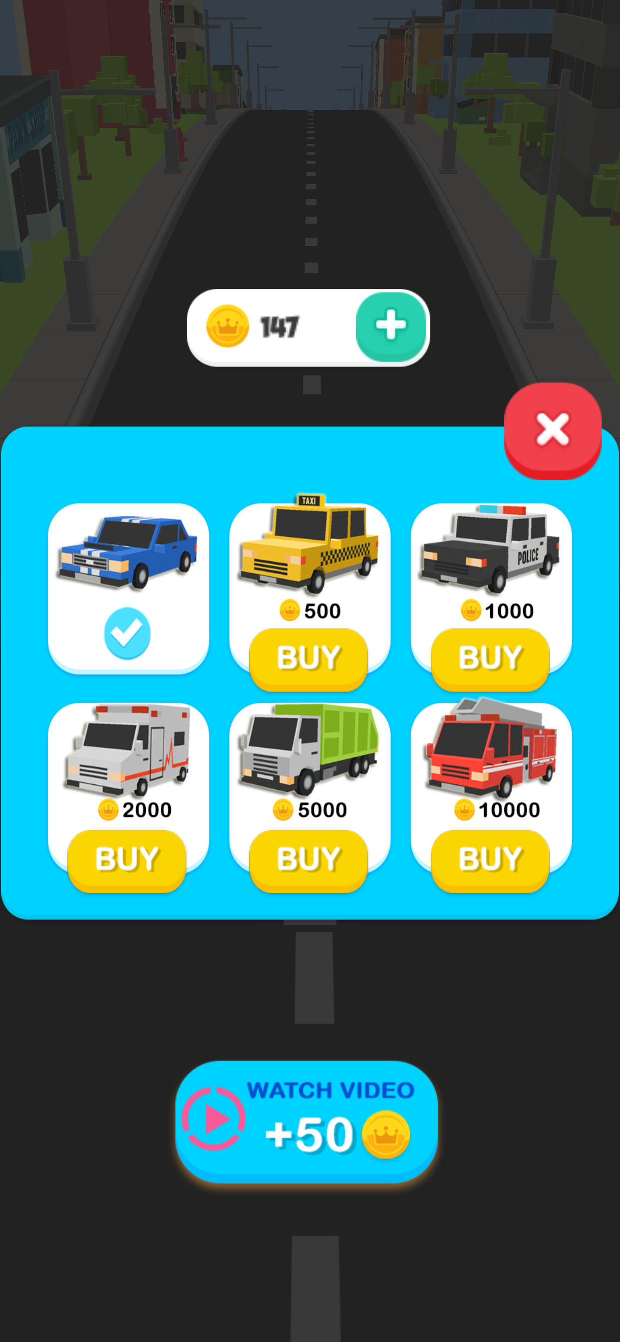 Pixel Racer Cars 3D screenshot 3