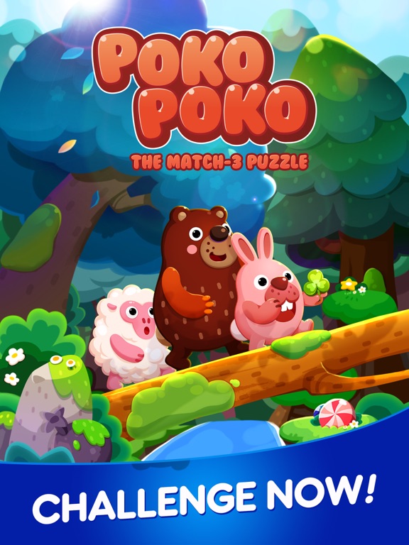 Pokopoko: Match 3 Puzzle Games iPad screenshot 5 - Games app