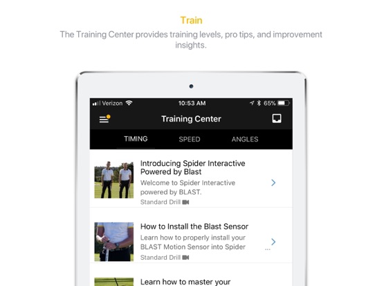 TaylorMade Spider Interactive iPad screenshot 4 - Sports app