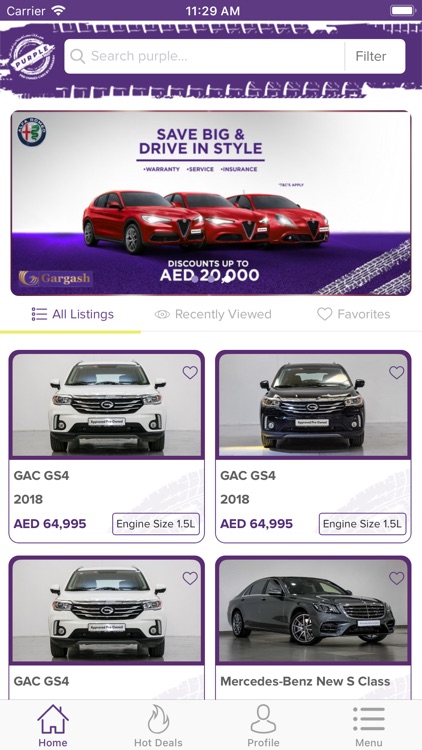 PURPLE - Pre-Owned Cars