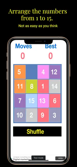 Game screenshot 4x4 Sliding Number Puzzle mod apk