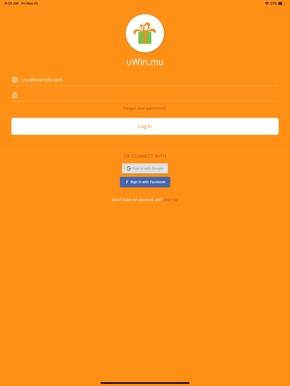 iPad screenshot