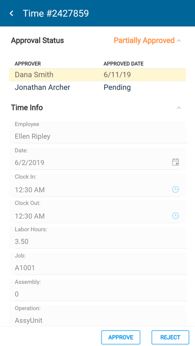 Epicor Time Management screenshot 4