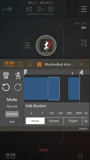 rhythmbud - auv3 midi fx iphone capturas de pantalla 1