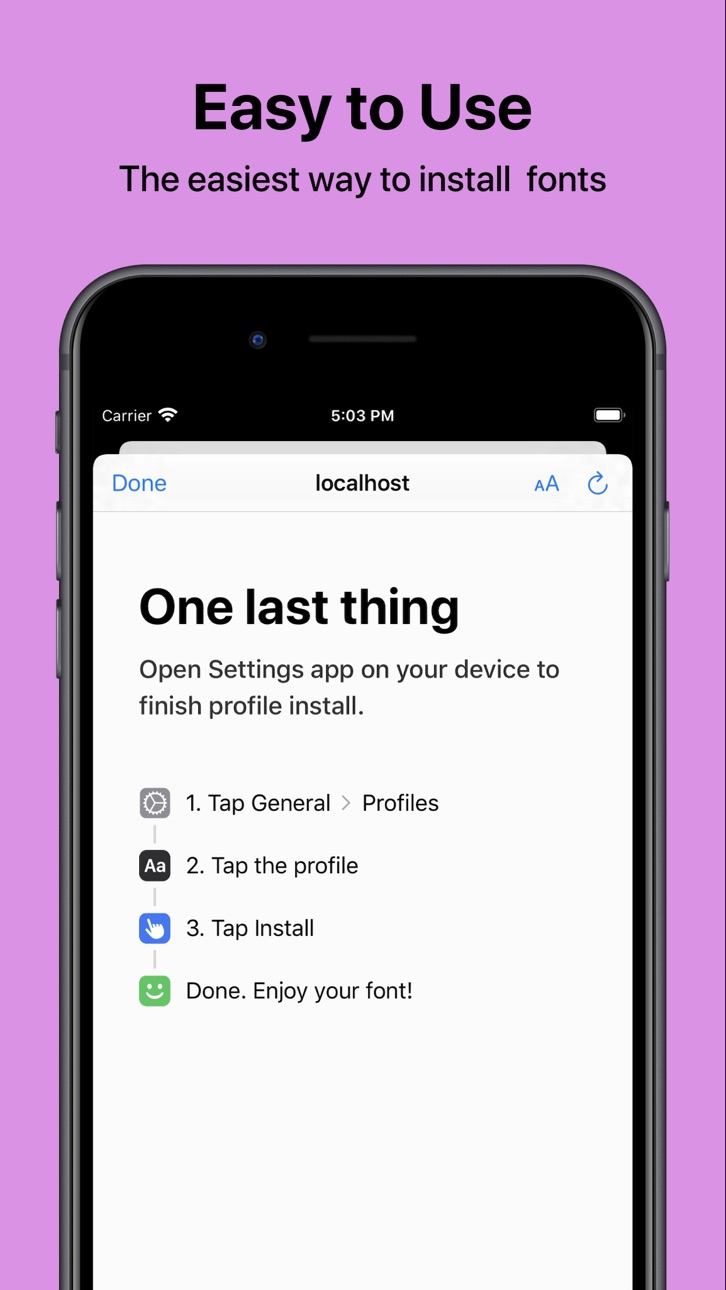iPhone screenshot