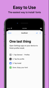 RightFont: Install Any Font screenshot