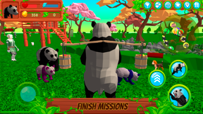 Panda Simulator: Animal Game screenshot
