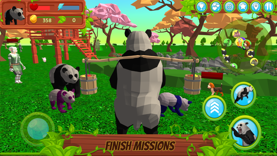 #2. Panda Simulator: Animal Game (iOS) 由: Sergei Zykov