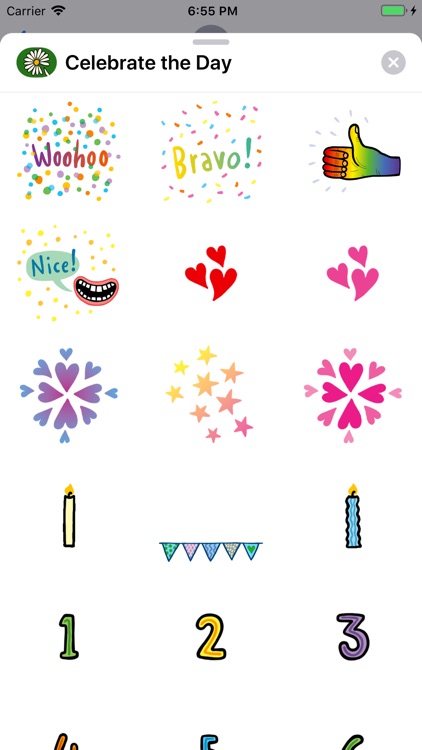 Celebrate the Day Stickers screenshot-4
