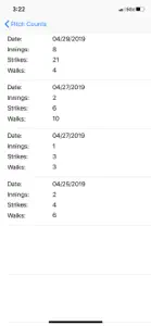 Pitching Tracker screenshot #6 for iPhone