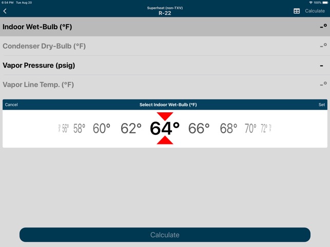 Superheat Chart 410a