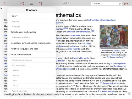 Wiki² - Wikipedia for iPadのおすすめ画像3