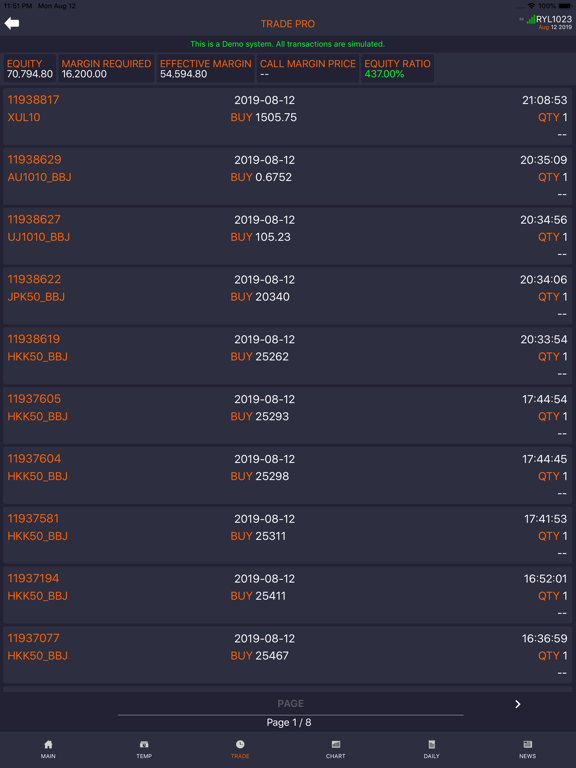 Screenshot #6 pour TradePro EquityworldFutures